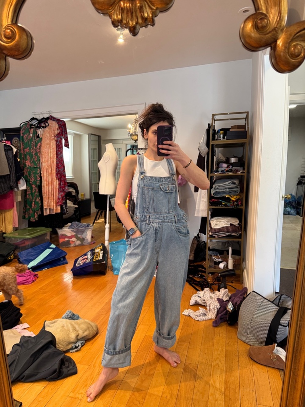 vinty Cotton Overalls